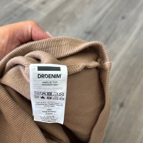 Dr denim Tan Ribbed Tank Top - Picture 4 of 4